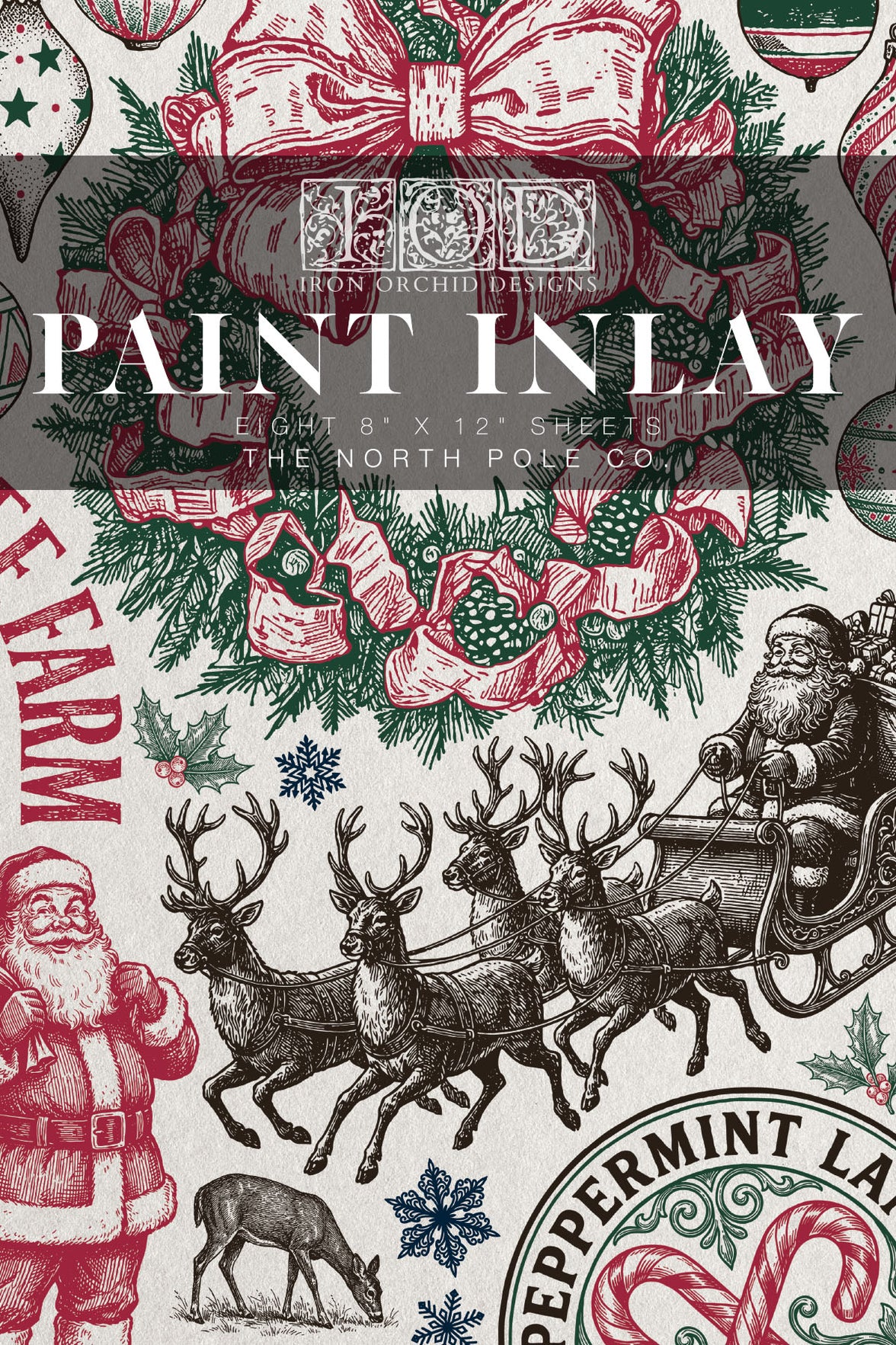 The North Pole Co. IOD Paint Inlay 8x12