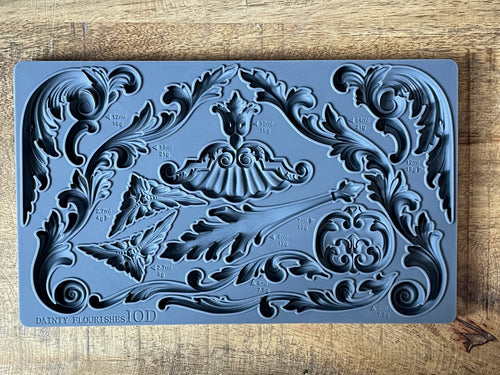 DAINTY FLOURISHES IOD Décor Mould