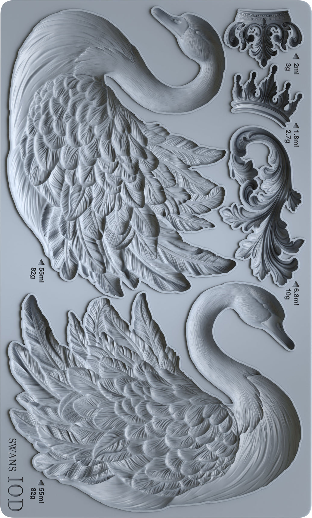 Swans 6x10 IOD Mould