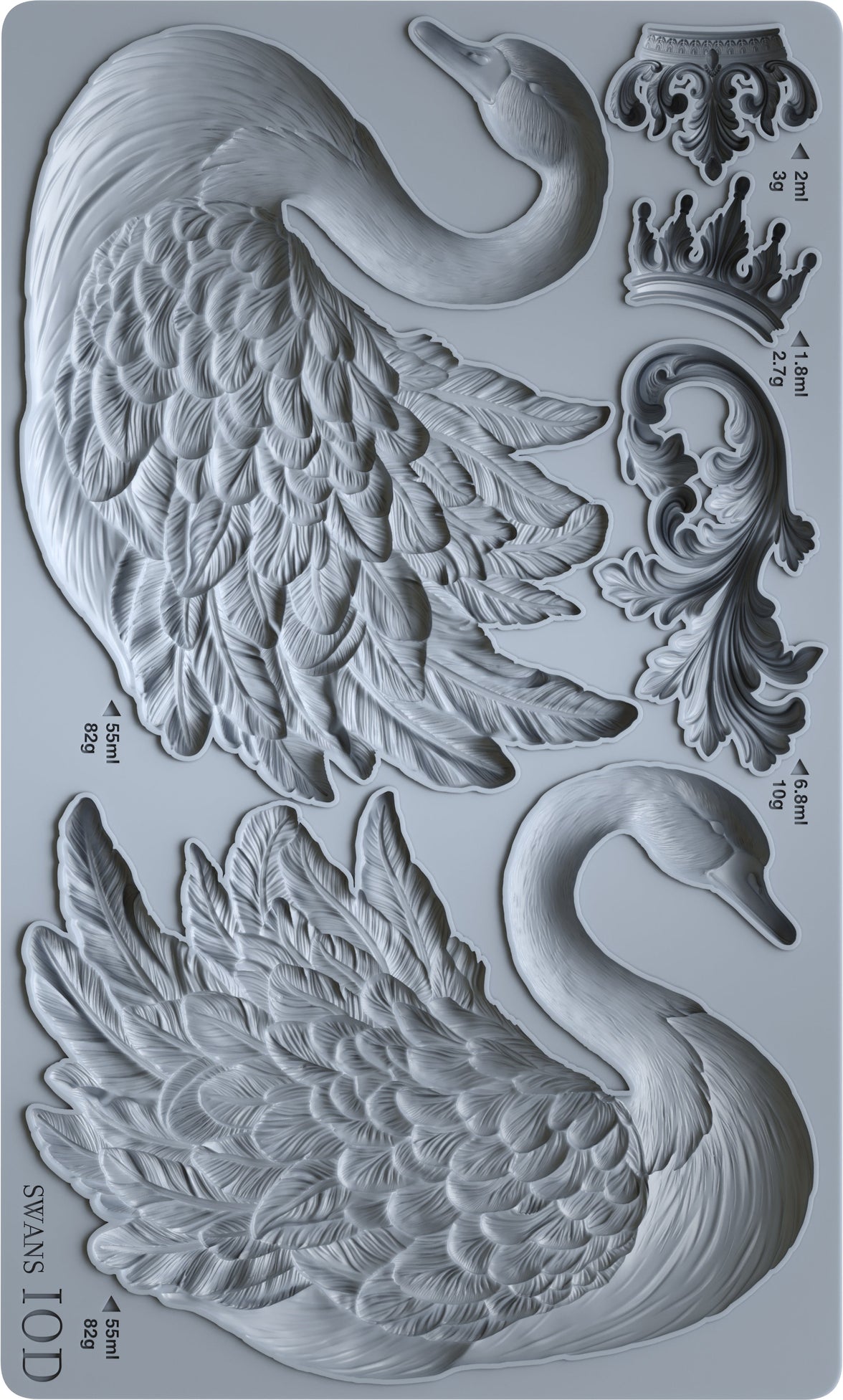 Swans 6x10 IOD Mould