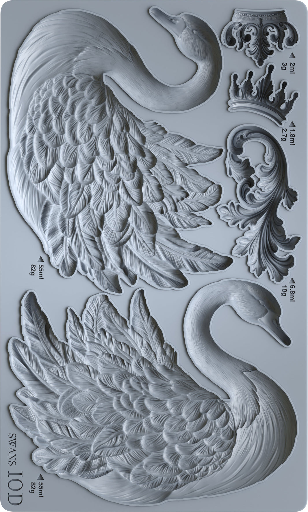 Swans 6x10 IOD Mould
