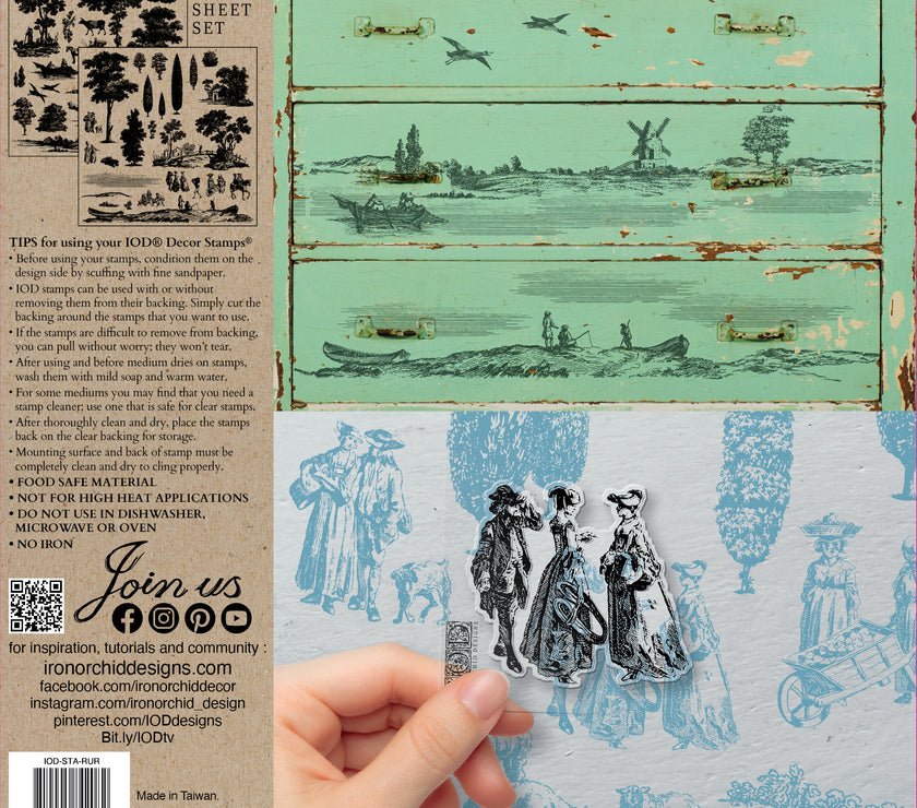 Rural Scenes IOD Décor Stamp (DISCONTINUED)