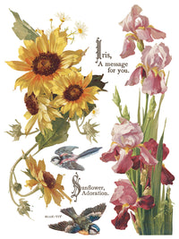 Flowers by the Poets IOD Transfer 12x16 Pad