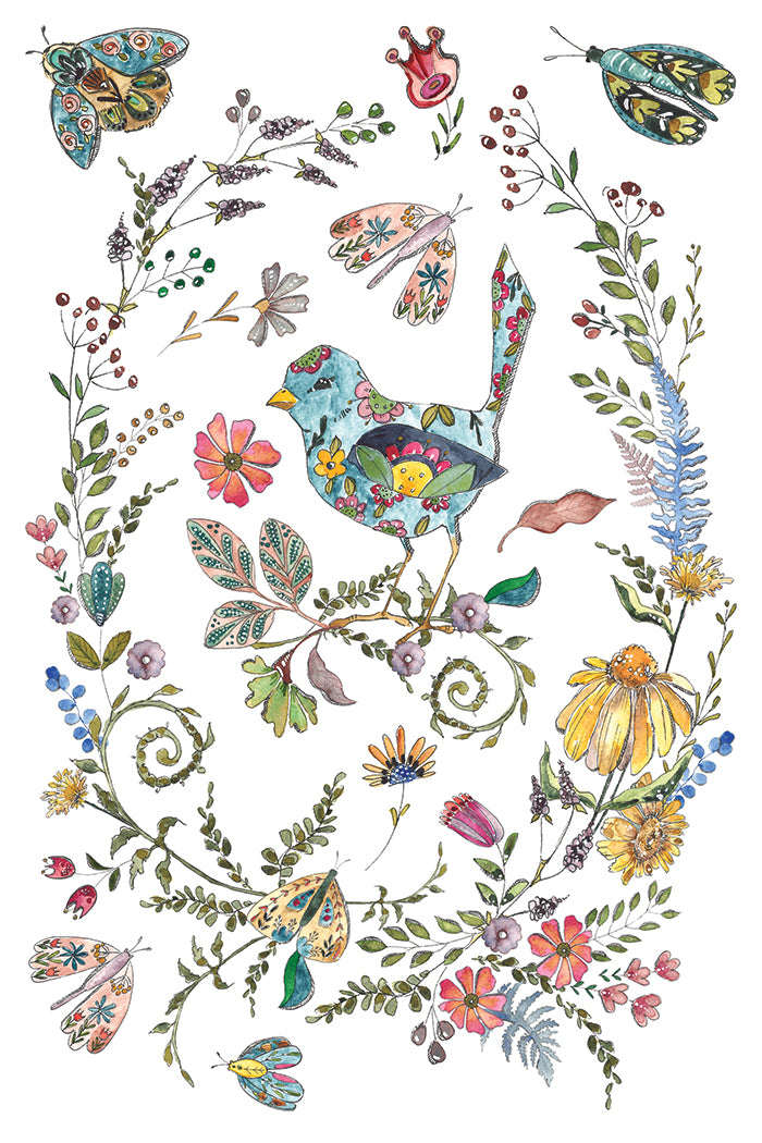 Fern Fables IOD Transfer 8x12 Pad