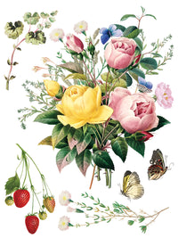 Marché des Fleurs IOD Transfer 12x16 Pad