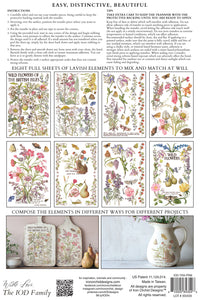 Primrose Isle IOD Transfer 8x12 Pad