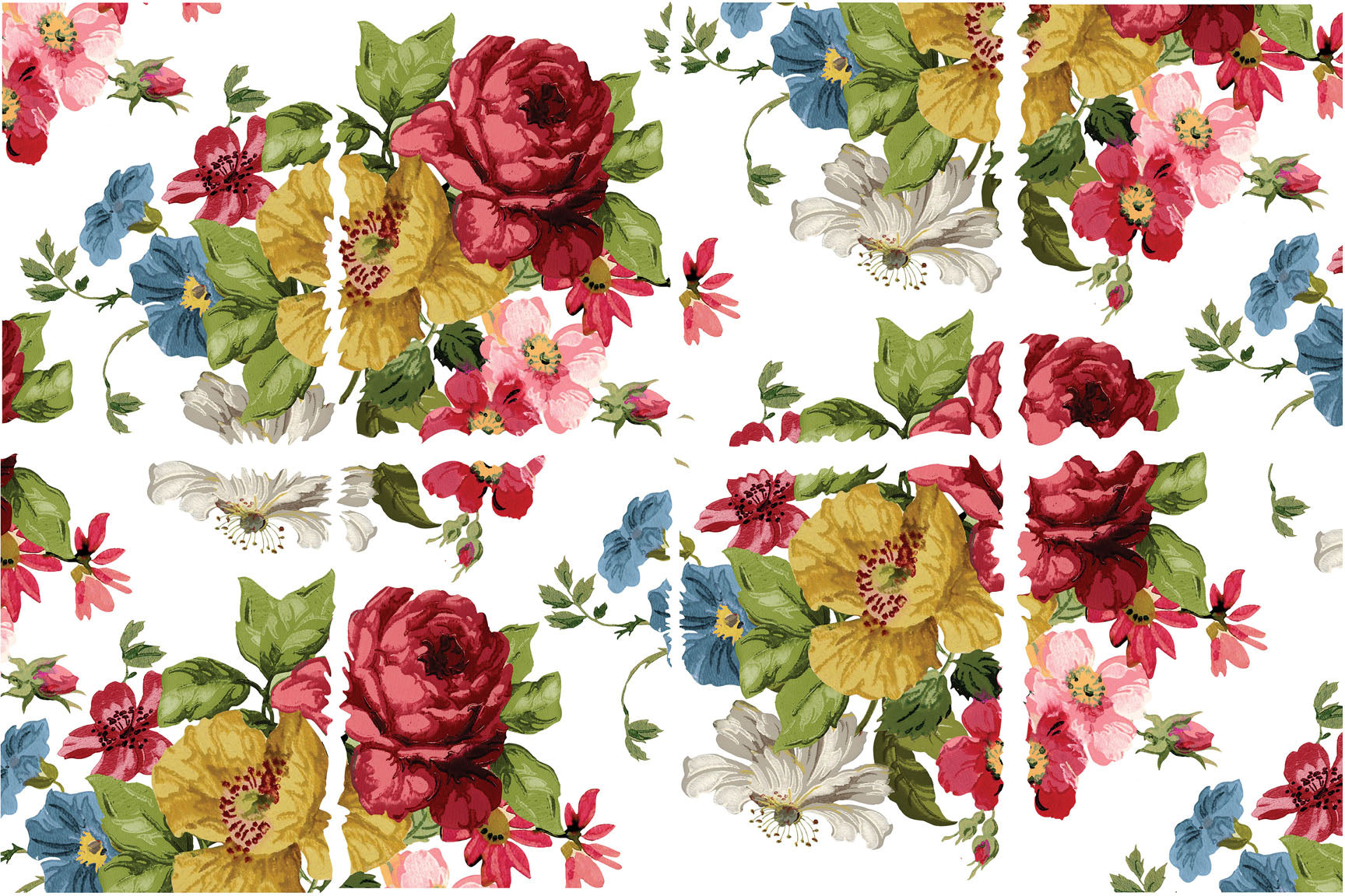 Wall Flower Decor IOD Transfer 12×16