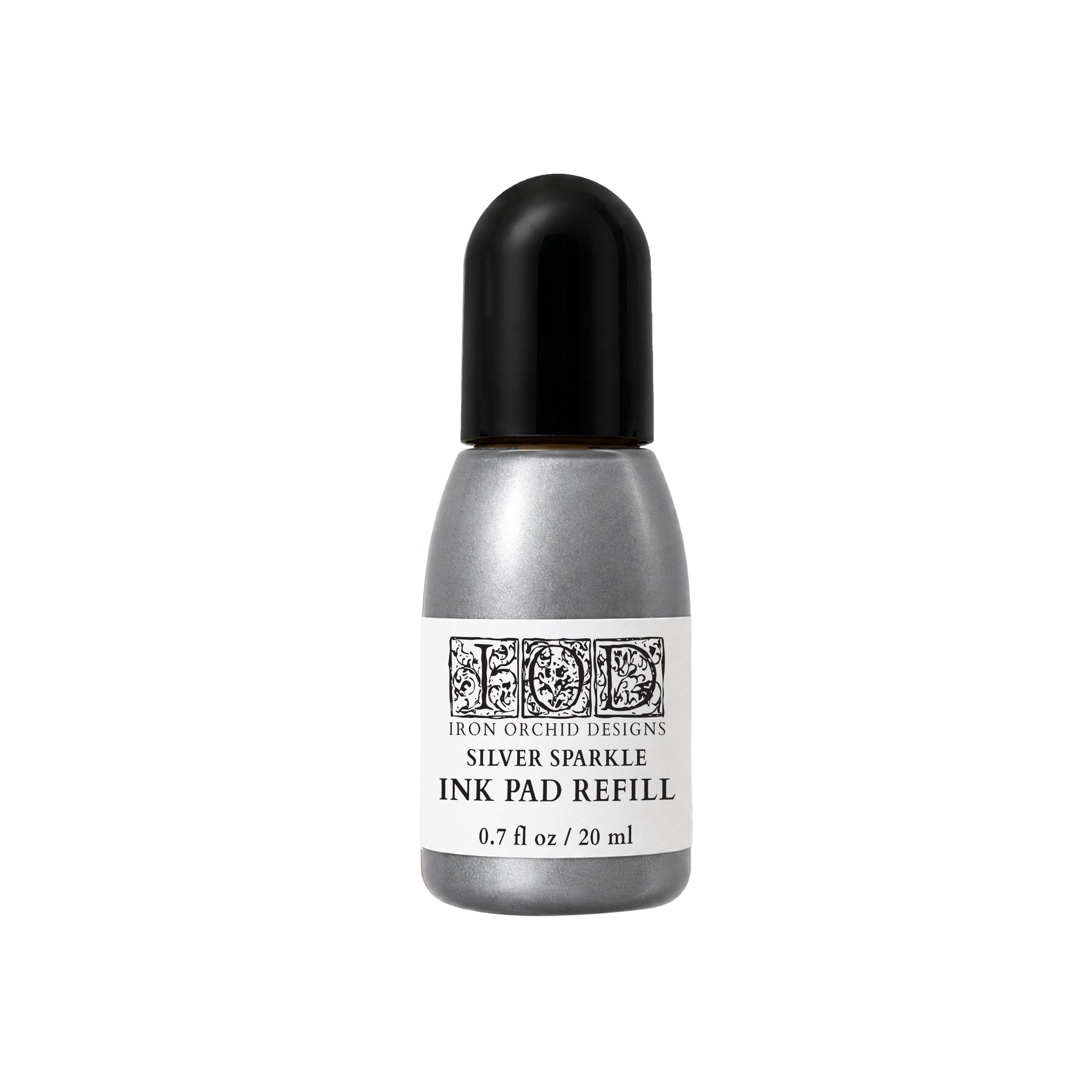 Silver Sparkle IOD Decor Ink Pad Refil