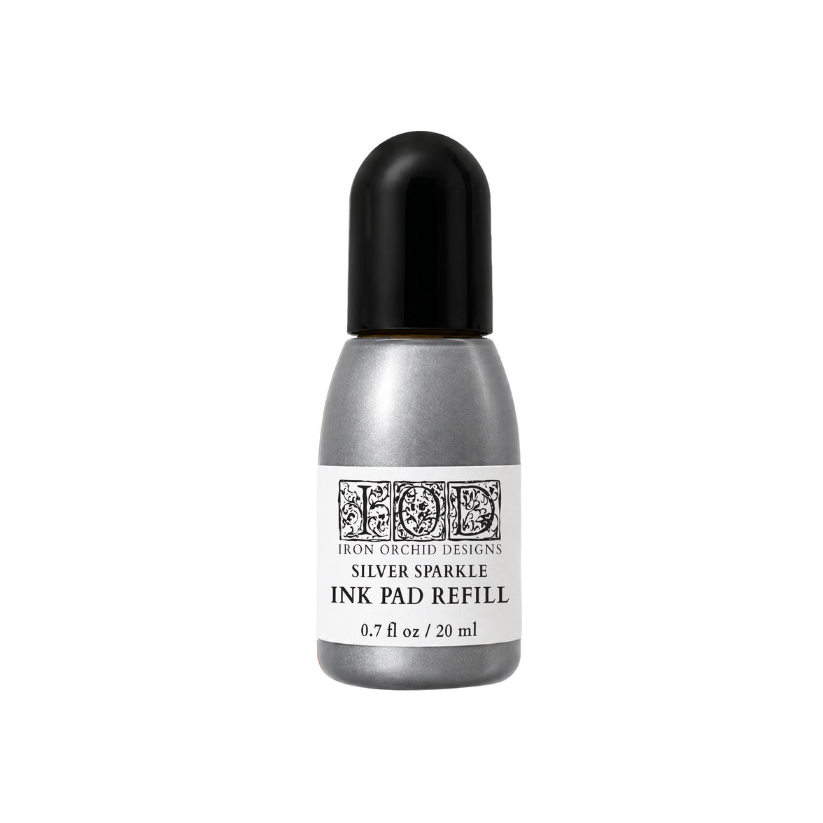 Silver Sparkle IOD Decor Ink Pad Refil