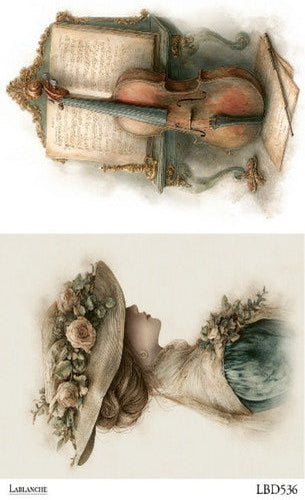 LaBlanche Vintage Keepsakes A4 rice paper
