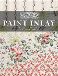 Lattice Rose  IOD Paint Inlay