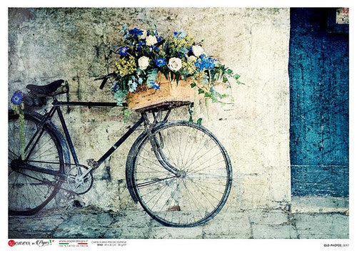 Paper Designs Bicycle Old Photos