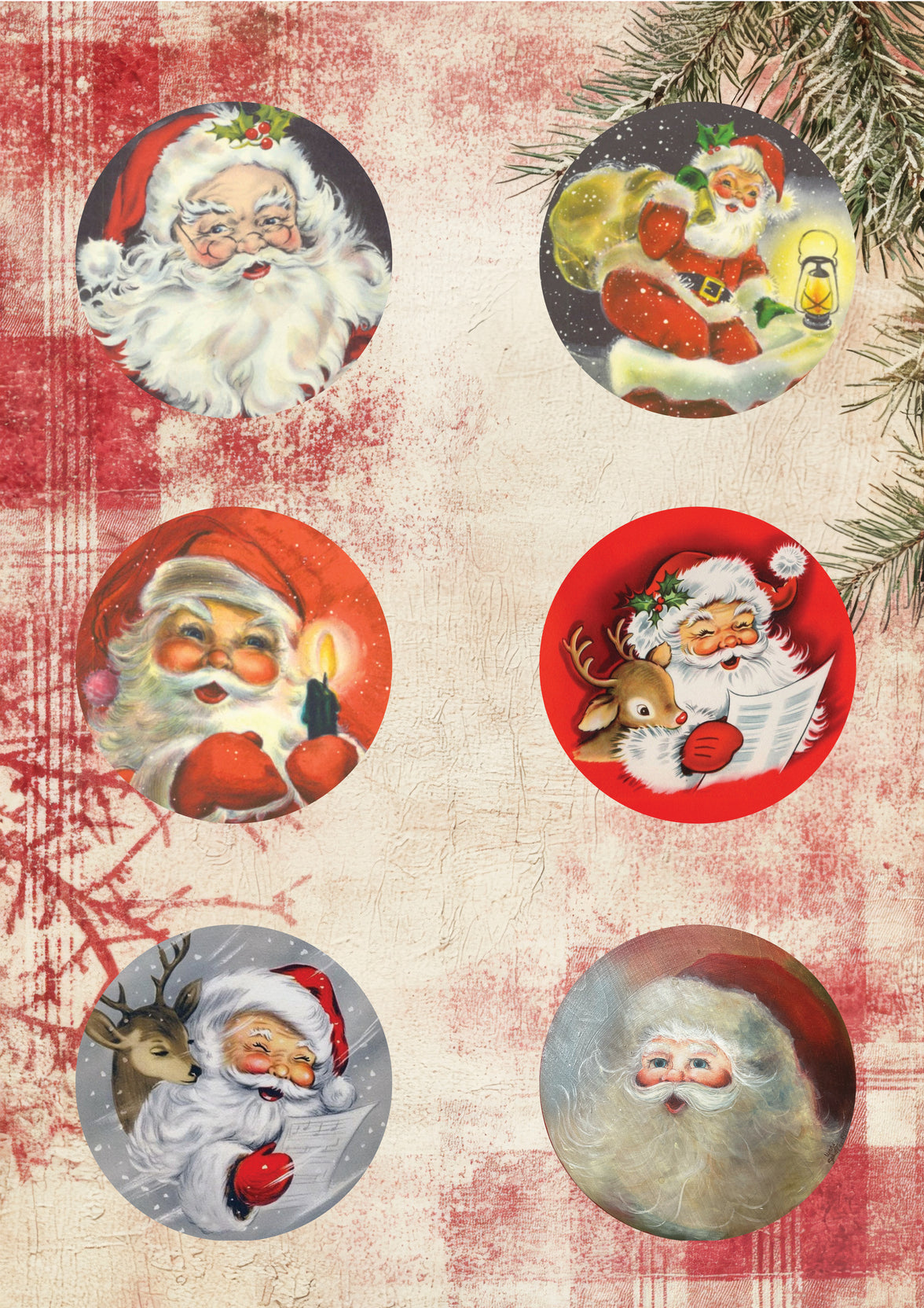 ellenjgoods - Santa Ornament