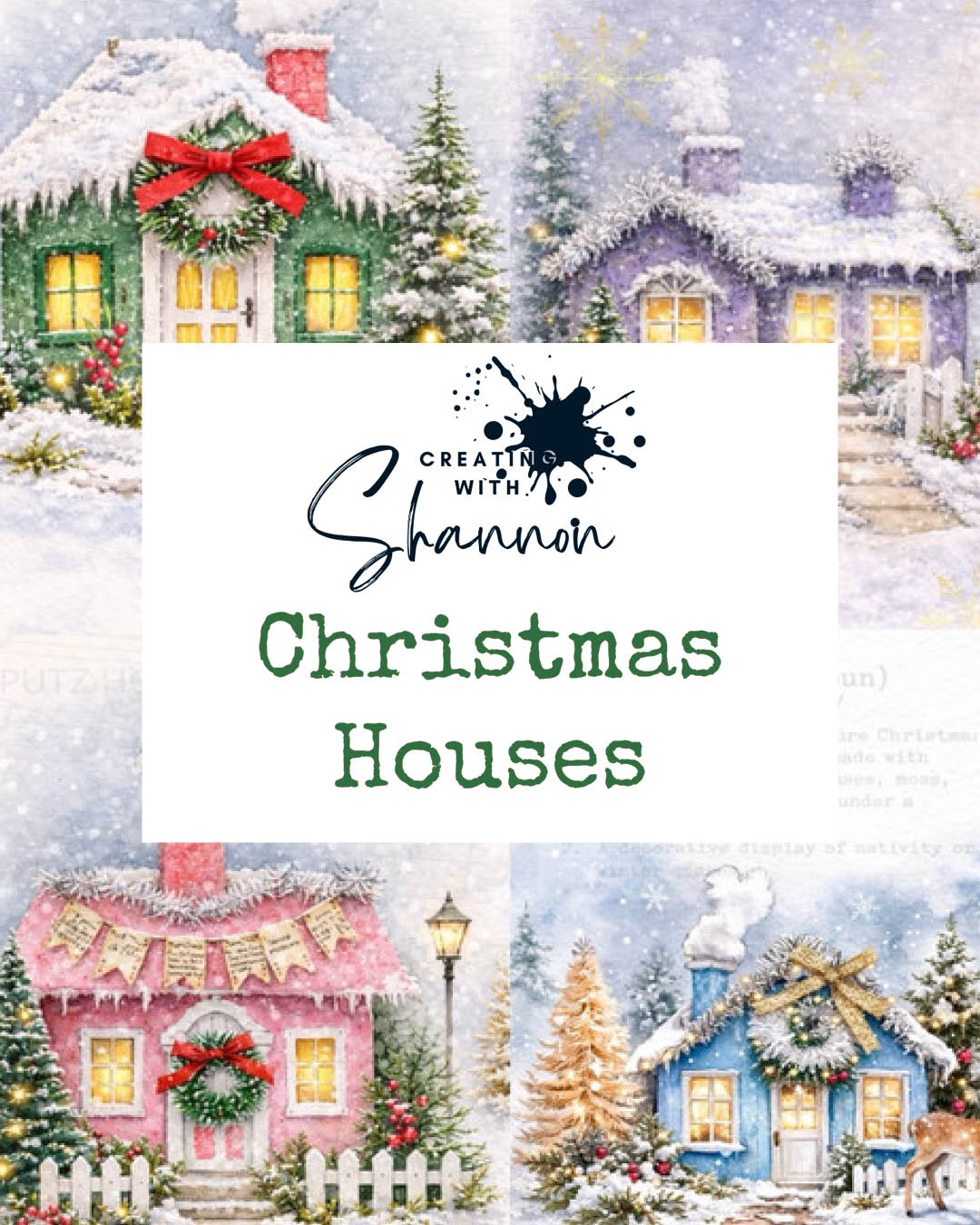 Shannon Stefanacci - Christmas Houses Complete Collection