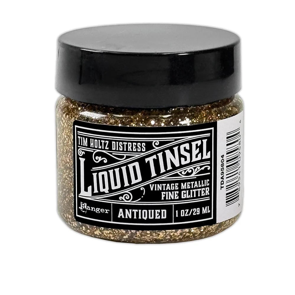 Tim Holtz Distress® Liquid Tinsel, Antiqued