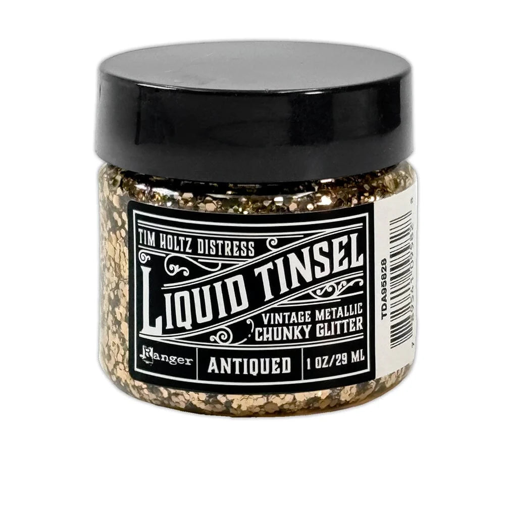 Tim Holtz Distress® Liquid Tinsel, Antiqued
