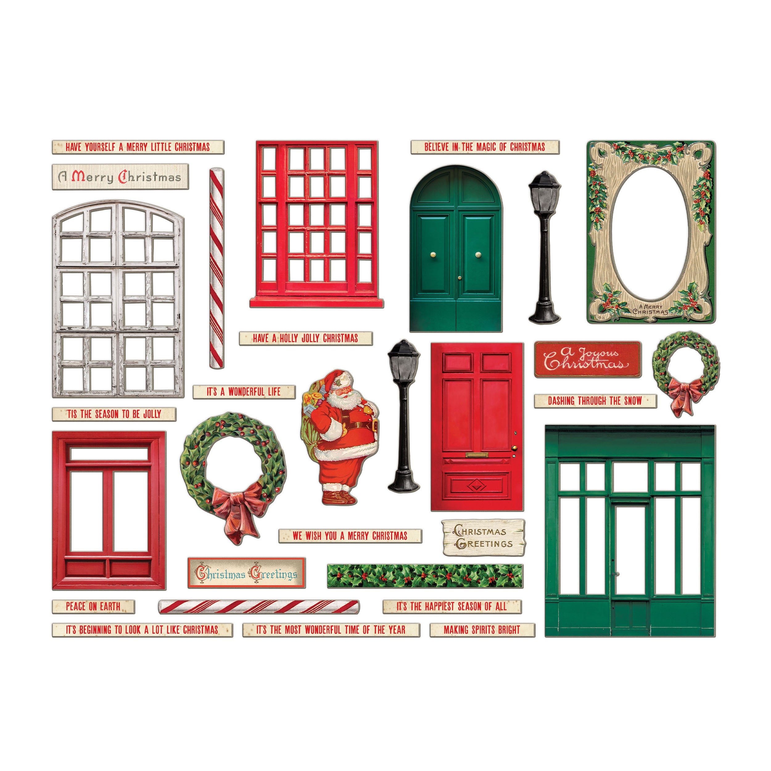 Tim Holtz Baseboards and Transparencies Christmas