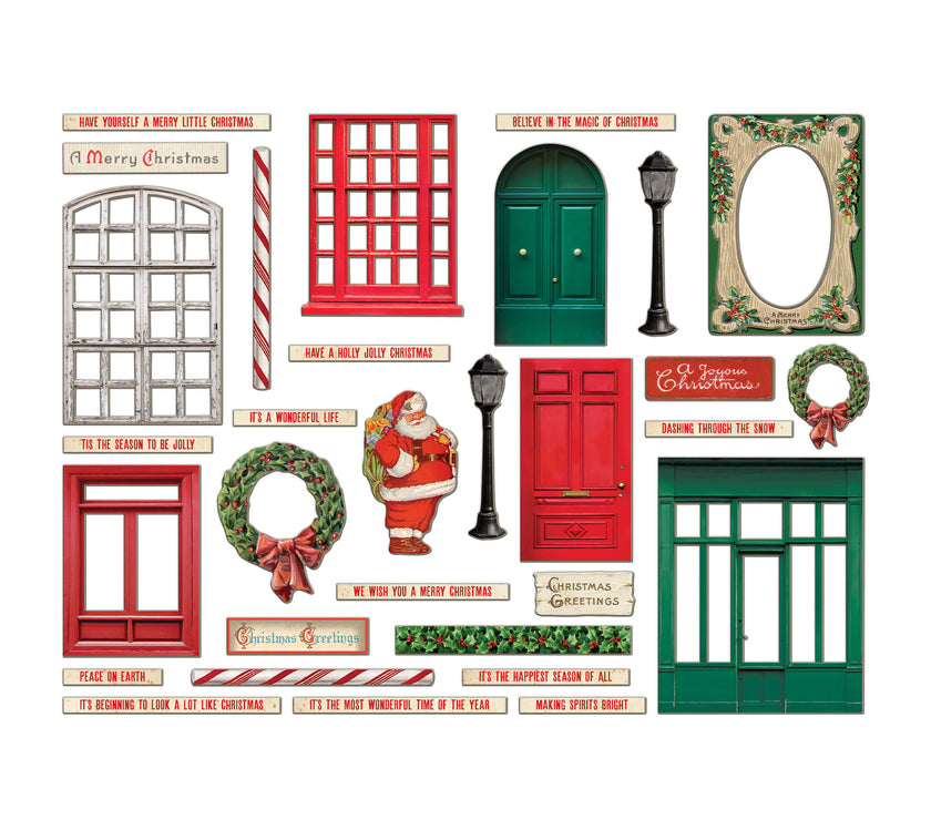 Tim Holtz Baseboards and Transparencies Christmas