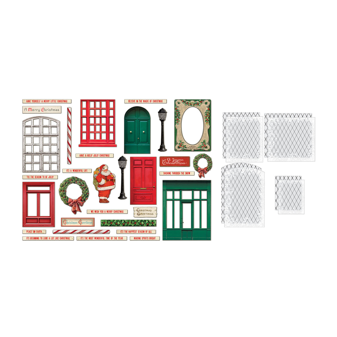 Tim Holtz Baseboards and Transparencies Christmas