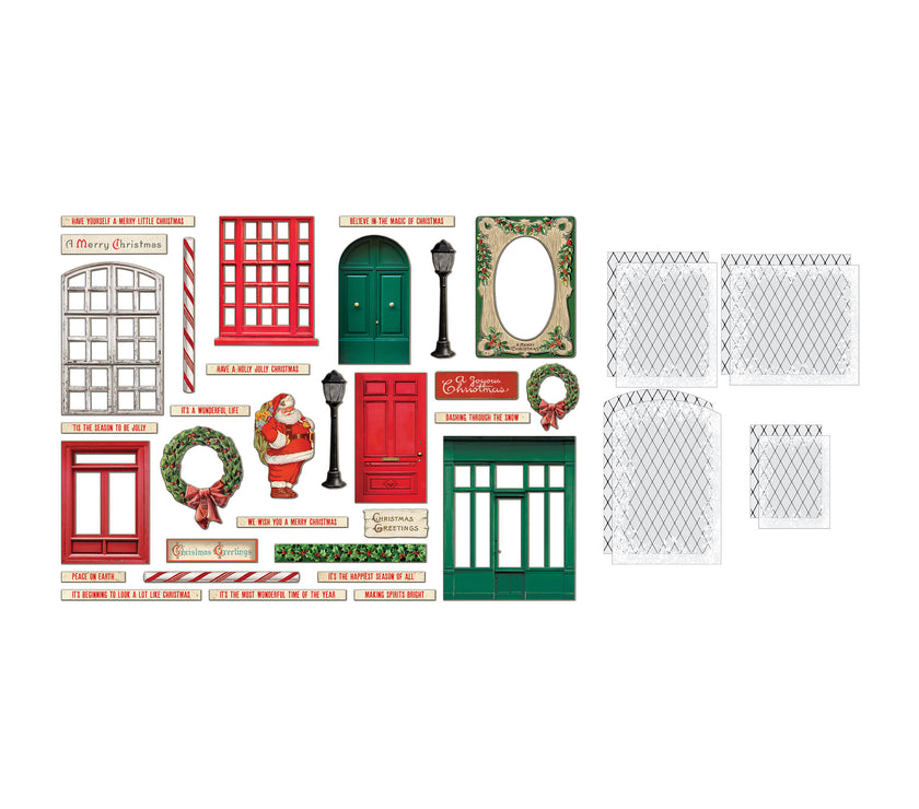 Tim Holtz Baseboards and Transparencies Christmas