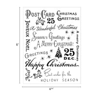 Tim Holtz Christmas Collage Paper