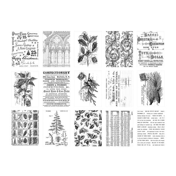 Tim Holtz Christmas Collage Paper 2024