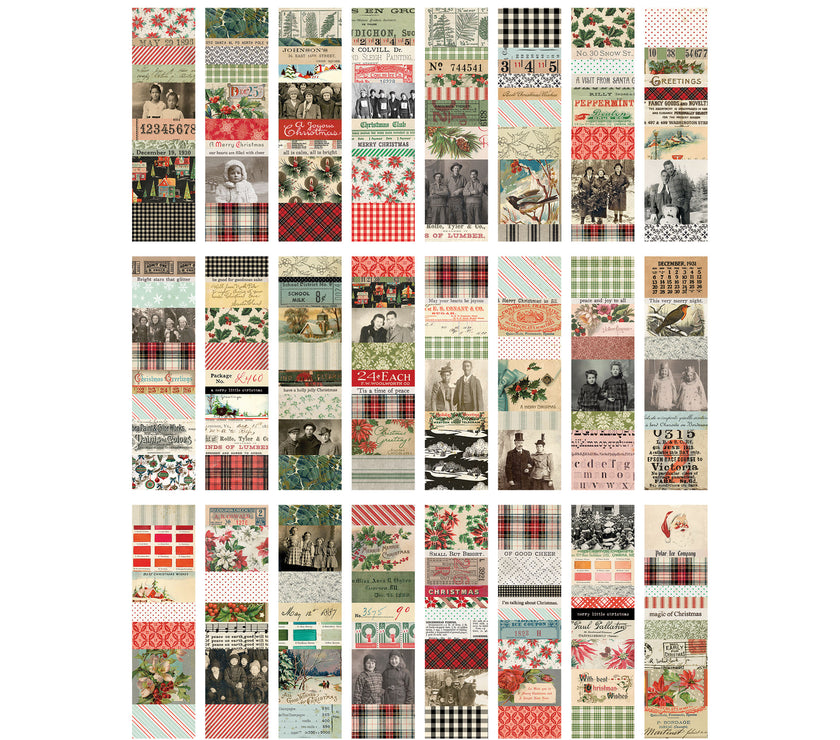 Tim Holtz Christmas Large Collage Strips