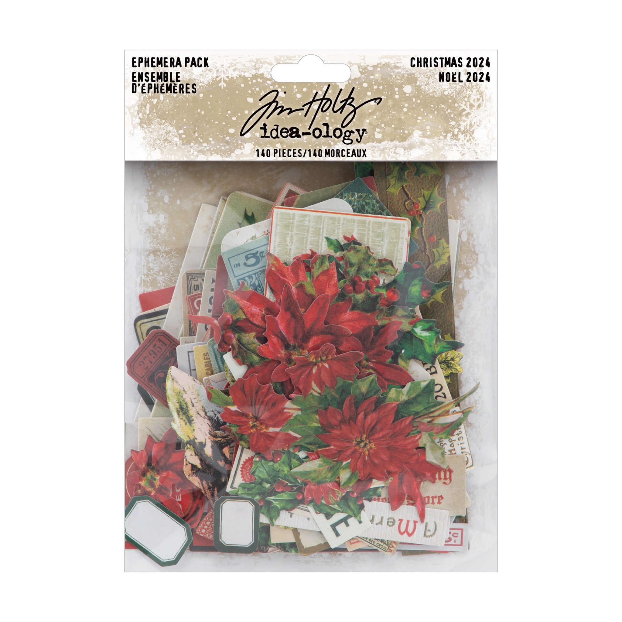 Tim Holtz Christmas Ephemera Pack 2024