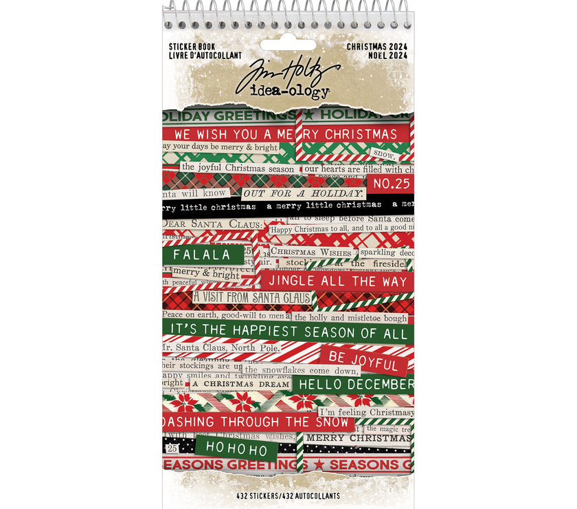 Tim Holtz  Christmas Sticker Book 2024