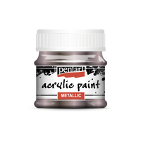 Acrylic paint metallic, design by Pentart, arts & entertainment > hobbies & creative arts > arts & crafts, for decoupage and crafting