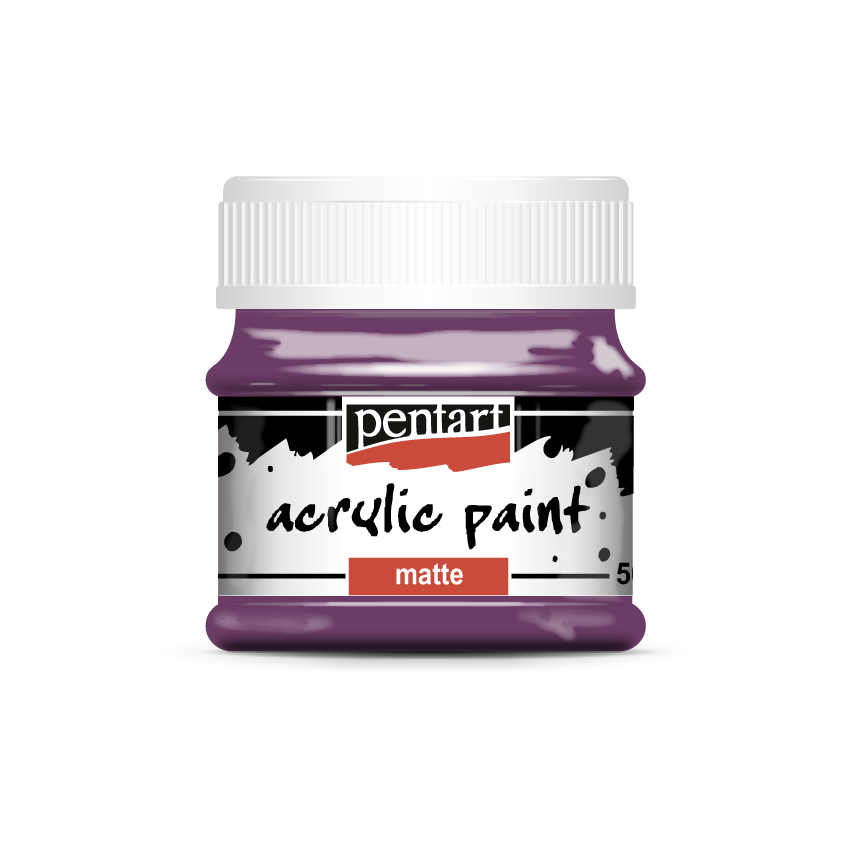 Acrylic Paint Matte, design by Pentart, arts & entertainment > hobbies & creative arts > arts & crafts > art & crafting materials > craft paint, ink & glaze > art & craft paint, for decoupage and crafting