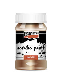 Acrylic paint metallic, design by Pentart, arts & entertainment > hobbies & creative arts > arts & crafts, for decoupage and crafting