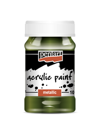 Acrylic paint metallic, design by Pentart, arts & entertainment > hobbies & creative arts > arts & crafts, for decoupage and crafting