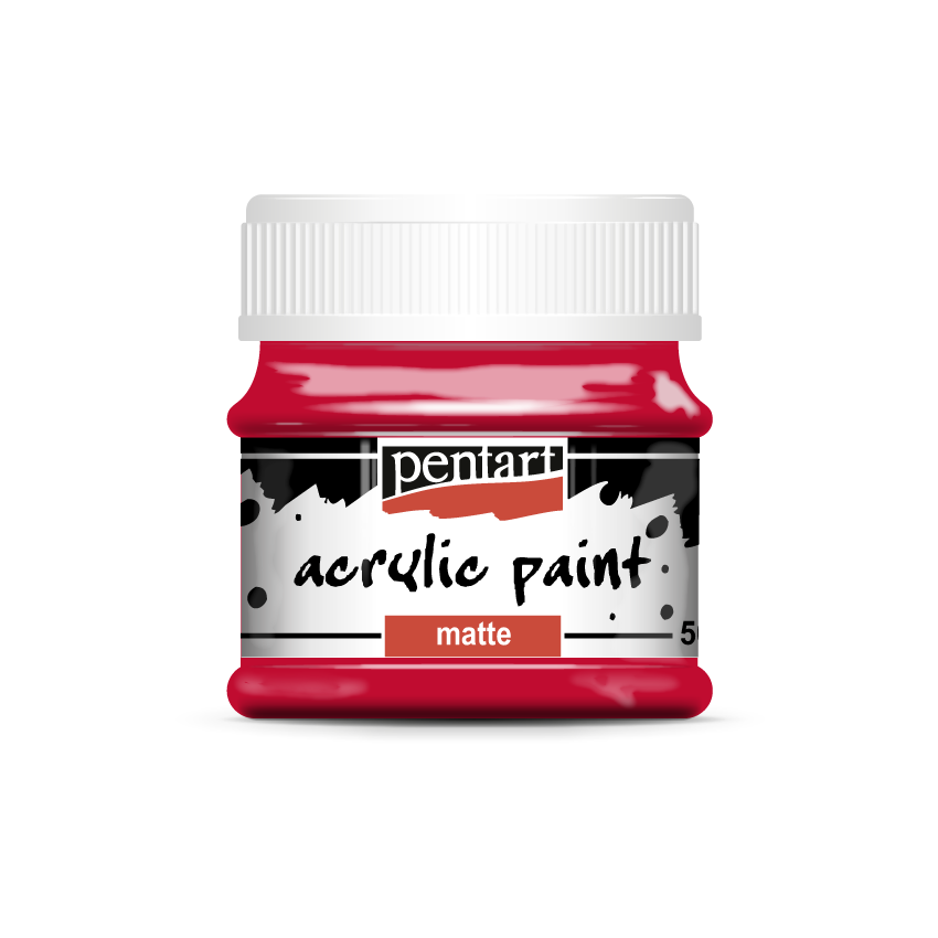 Acrylic Paint Matte, design by Pentart, arts & entertainment > hobbies & creative arts > arts & crafts > art & crafting materials > craft paint, ink & glaze > art & craft paint, for decoupage and crafting