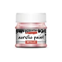 Acrylic paint metallic, design by Pentart, arts & entertainment > hobbies & creative arts > arts & crafts, for decoupage and crafting