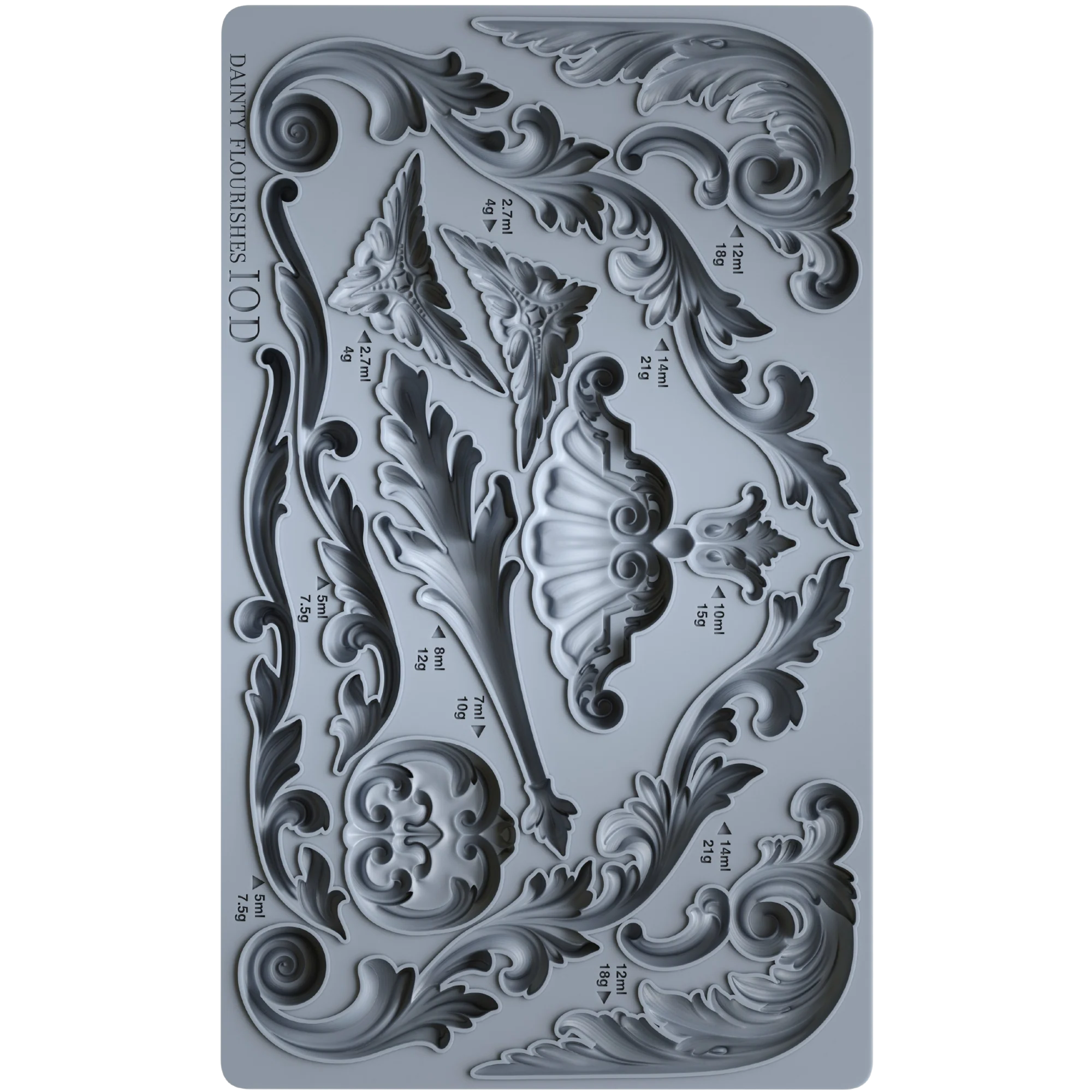 DAINTY FLOURISHES IOD Décor Mould