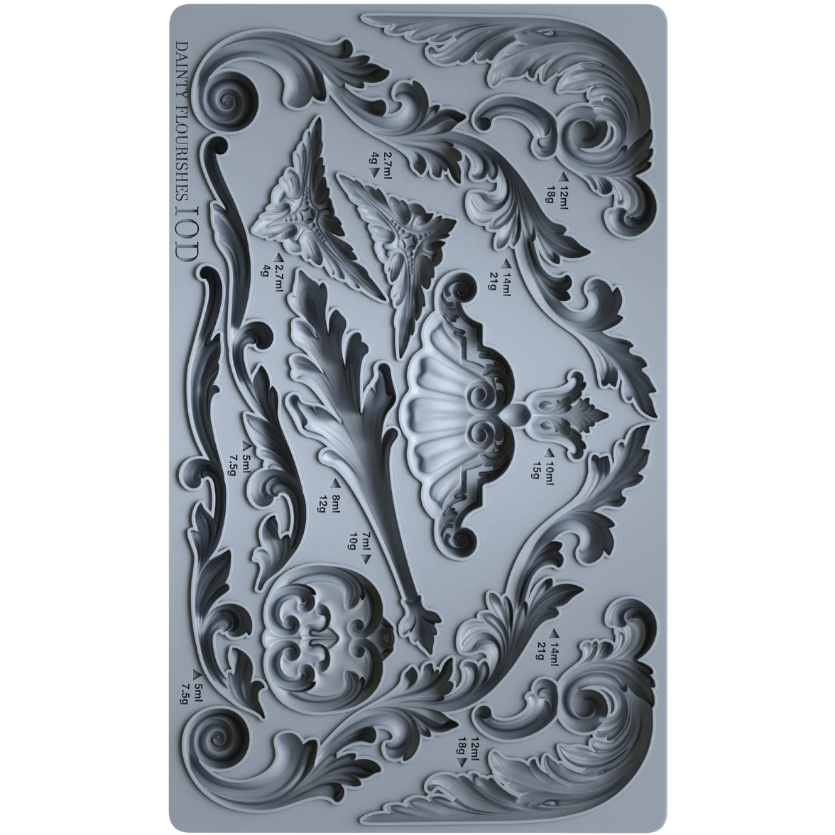 DAINTY FLOURISHES IOD Décor Mould