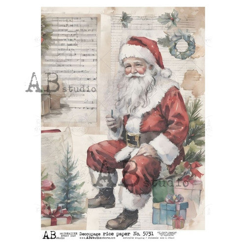 Christmas Santa Journal Page