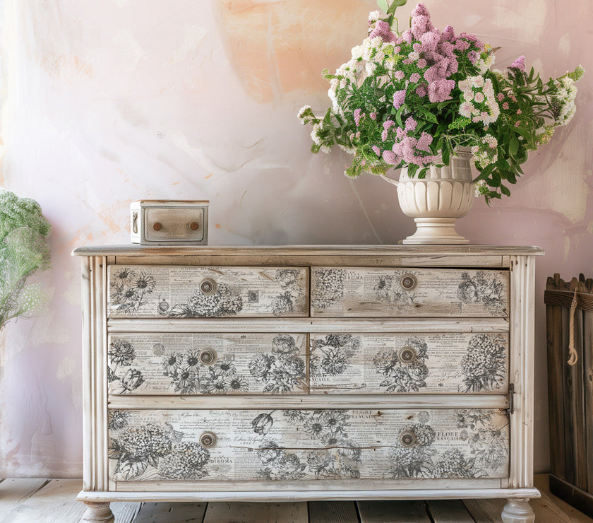 Garden Bouquet IOD Décor Stamp