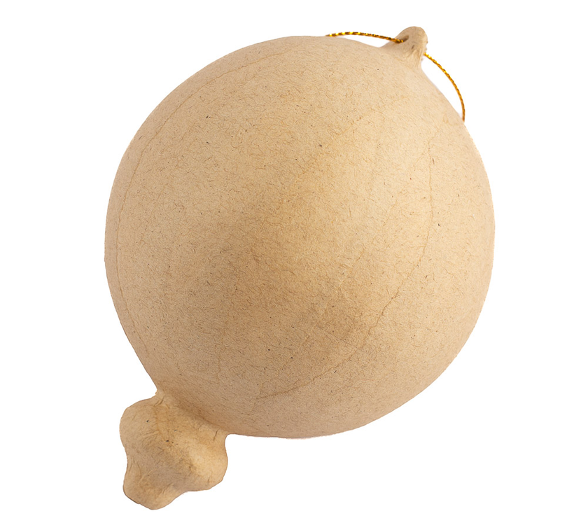 Paper Mache Christmas Ornament