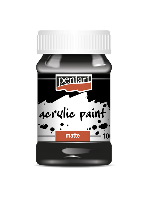 Acrylic Paint Matte, design by Pentart, arts & entertainment > hobbies & creative arts > arts & crafts > art & crafting materials > craft paint, ink & glaze > art & craft paint, for decoupage and crafting