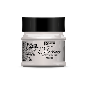 Delicate Metallic Paint, design by Pentart, arts & entertainment > hobbies & creative arts > arts & crafts, for decoupage and crafting