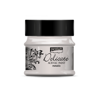 Delicate Metallic Paint, design by Pentart, arts & entertainment > hobbies & creative arts > arts & crafts, for decoupage and crafting