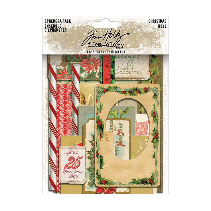 Tim Holtz Christmas Ephemera Pack