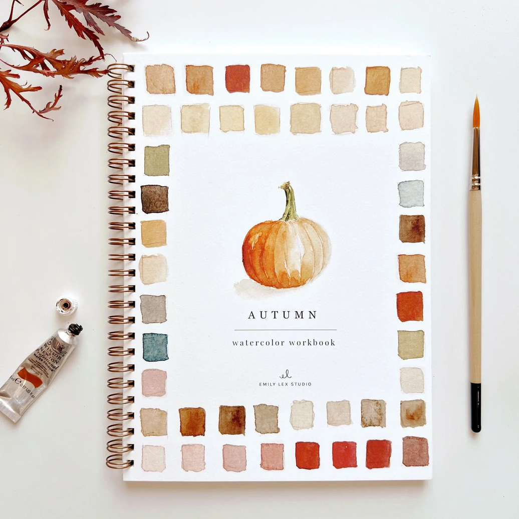 Emily Lex Watercolor Books Autumn