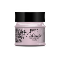 Delicate Metallic Paint, design by Pentart, arts & entertainment > hobbies & creative arts > arts & crafts, for decoupage and crafting