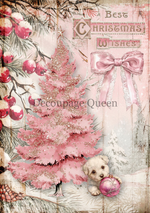 Pink Christmas A4 Pack w/ Bonus Paper