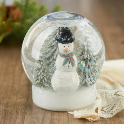 4" Clear Acrylic Snow Globe Jar