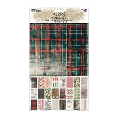 Tim Holtz Christmas Backdrops