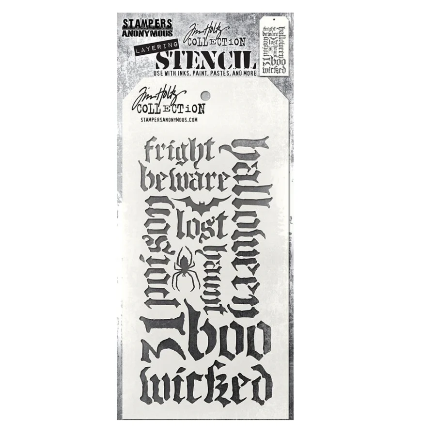 Tim Holtz Halloween Script
